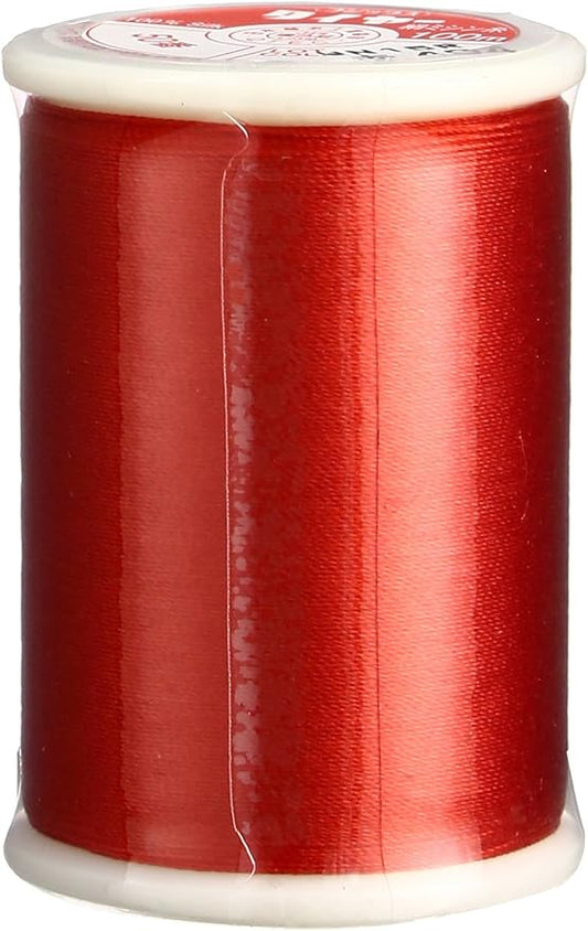 Superior Threads Tire Silk #50 3-Ply 50-Weight High Sheen Silk Embroidery Quilting Sewing Thread - 109 Yard Spool (#404 Lipstick Red)