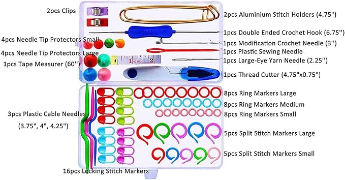 cuteDIY Knitting Accessories Knitting Kit Knitting Supplies Knitting Tools Cable Needles for Knitting Kits