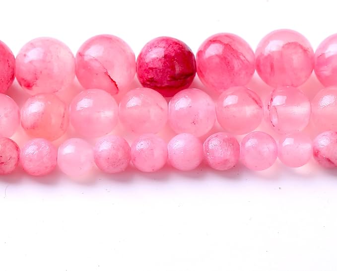 Blood Red Persian Jade Stone Beads for Jewelry Making DIY Bracelet Necklace Jewelry Making 1 Strand 15.5inch 35PCS 10MM