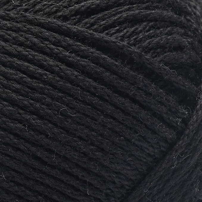 Caron All Day Cotton Yarn - 100g/3.5oz - 100% Mercerized Cotton - 173 Yards Bundle with Bella's Crafts Stitch Markers (Black)
