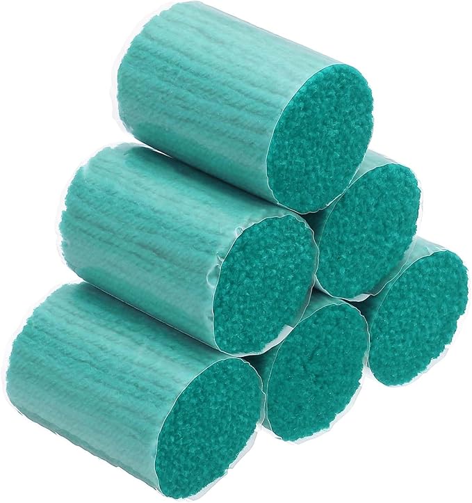 PATIKIL 12 Rolls Latch Hook Yarn, Latch Hook Kit Precut Rugs Yarn Making Crochet Bundles for Rug Adults Beginners Tapestry DIY Craft, Green Blue