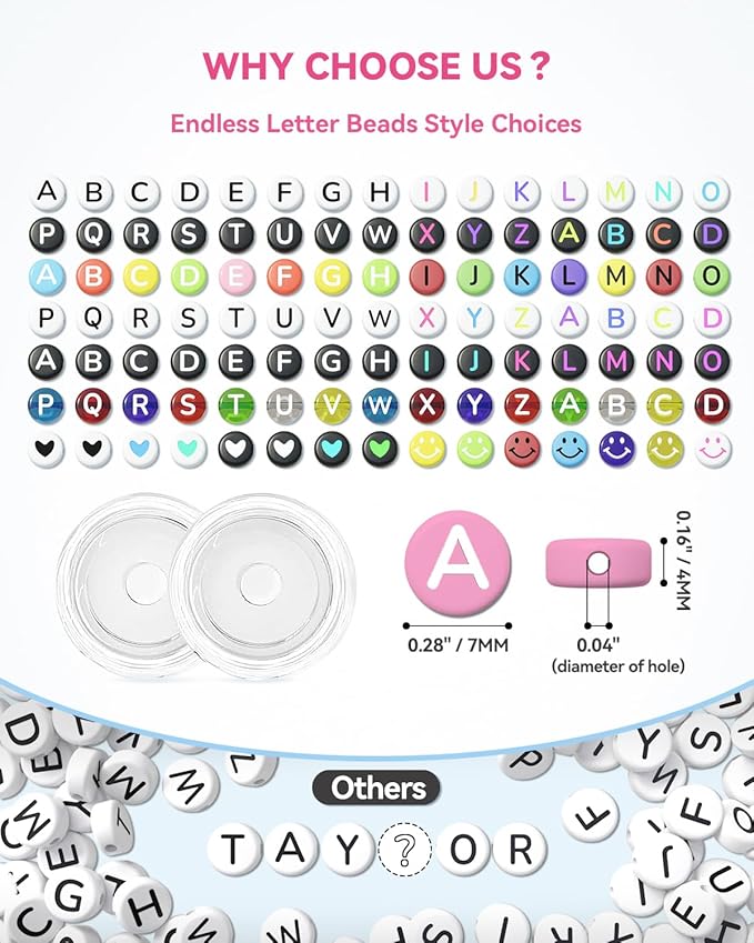 ARTDOT 11000 PCS Assorted Clay Beads for Friendship Bracelets Making Kit, 48 Colors Jewelry Making Supplies Heishi Beads with 7 Styles Letter Beads Set Gifts