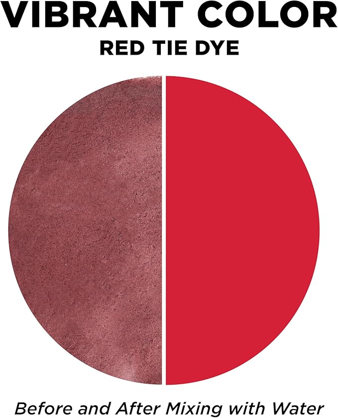 Tulip One-Step Tie-Dye Kit , 3 Fabric Dye Refill Packs, Packs, Red