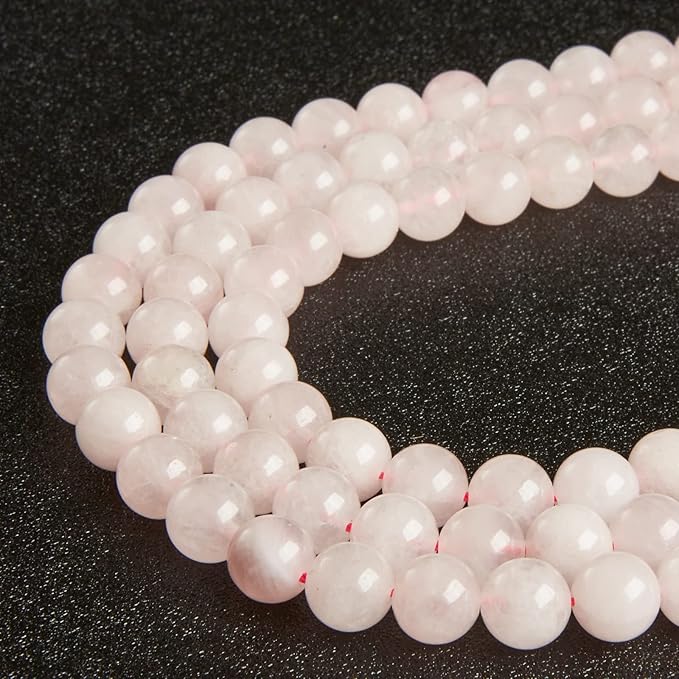 100pcs 6mm rose quartz beads natural gemstone beads round loose beads for jewelry making
