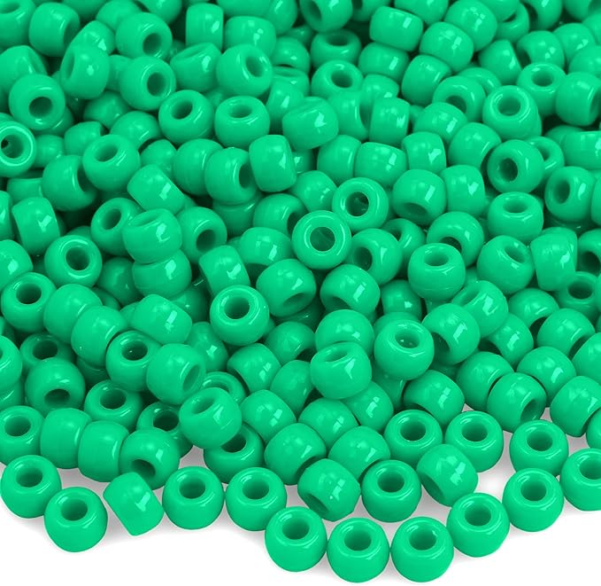 green pony beads 1100 pcs,green pony bead for jewelry making bulk,bead for bracelets making,bracelet christmas beads for crafts