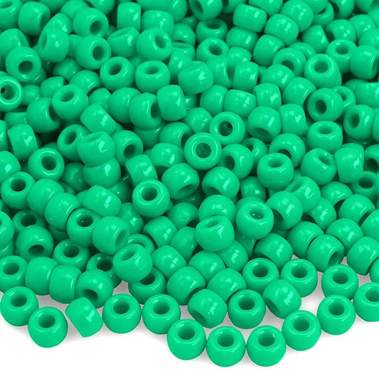green pony beads 1100 pcs,green pony bead for jewelry making bulk,bead for bracelets making,bracelet christmas beads for crafts