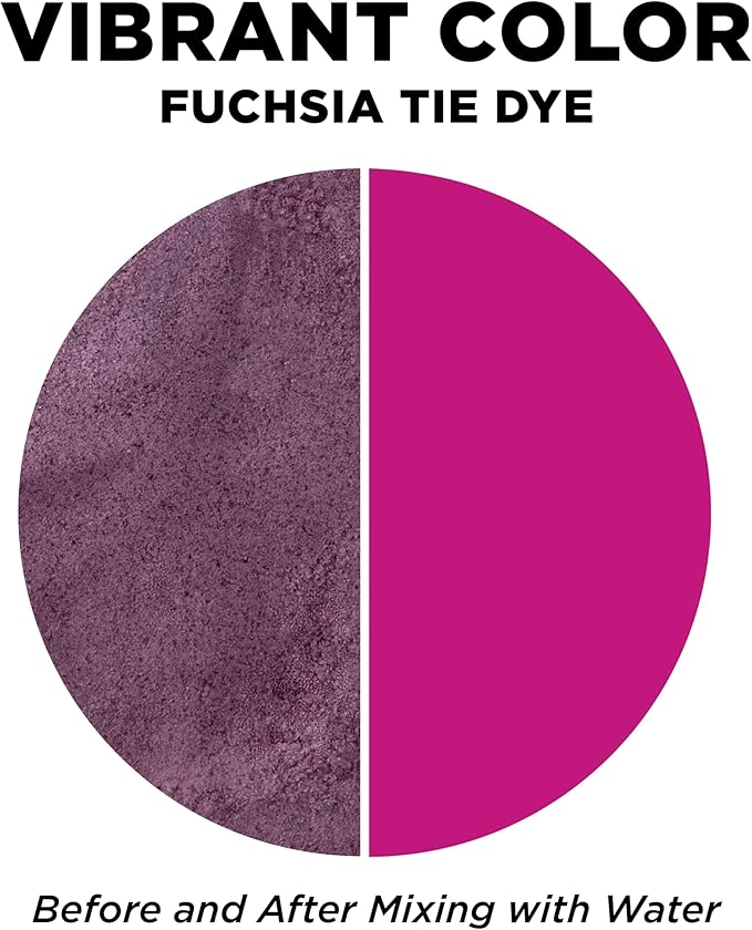 Tulip One-Step Tie-Dye Kit Dye Refill Packs, Fuchsia