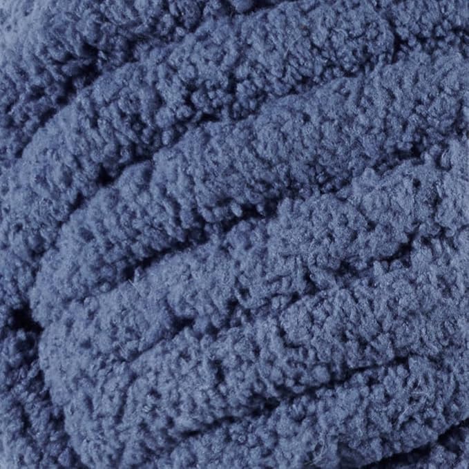 Crafted by Catherine Chunky Chenille Yarn - 6 Pack (8 oz / 227 g, 31.7 Yards Each Skein), Navy, Gauge 7 Jumbo