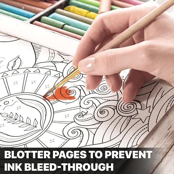SOUTHERN LOTUS Spiral Coloring Book Ocean Minimalist Art Edition, Featuring Inspiring Animal Designs for Stress-Relief Relaxation Lovers