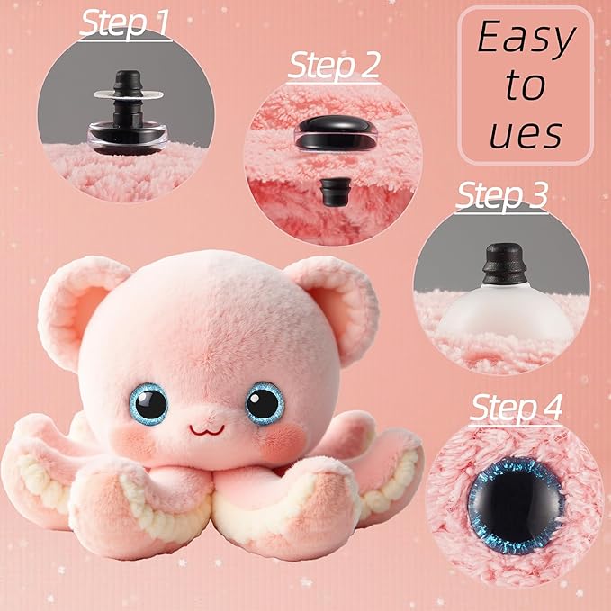 Hukiwow 200pcs 12mm Safety Eyes with Washers and Sequins 12 mm Colored Plastic Crochet Animals Doll Eyes for DIY Dolls Puppet Bears and Crafts Animals Decoration（10 Colors）