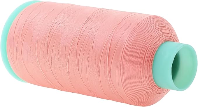 Mandala Crafts Size 92 280D T90 Bonded Nylon Thread - Blush 1100 YDs Tex 90 Heavy Duty Sewing Threads for Leather, Jeans, Weaving, Outdoor Marine Upholstery