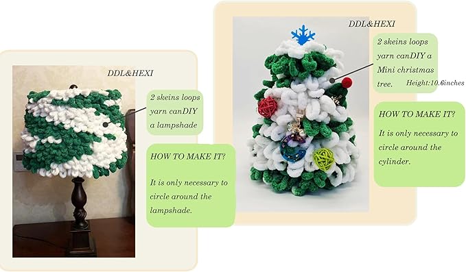 DDL&HEXI 3 of Loop Yarn Finger Knitting Yarn (133)