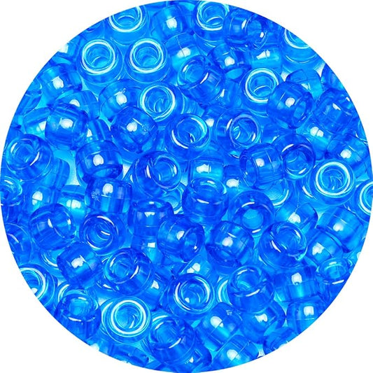eppingwin beads and bead assortments (1000 pony beads-blue transparent)…