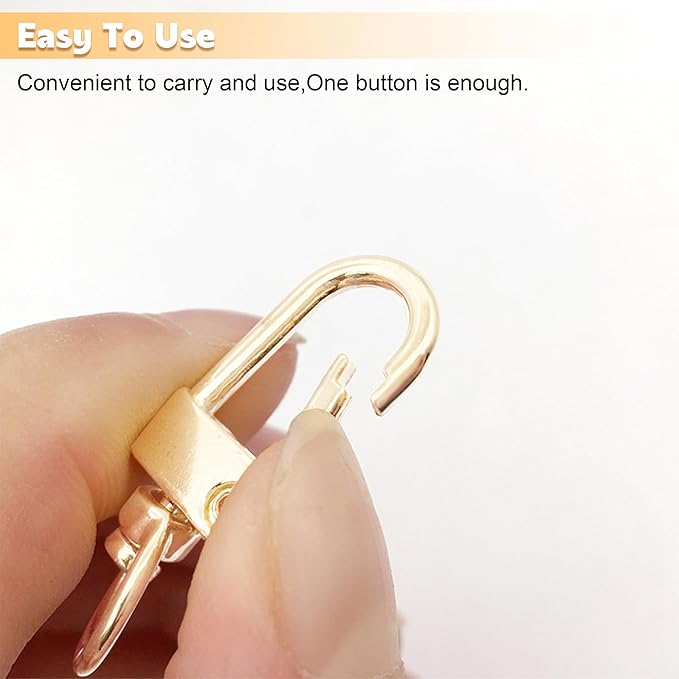 20 Pack Gold & Silver Metal Lobster Claw Clasps, 360° Swivel Lanyard Snap Hooks Lobster Clasp for Keychains and Jewelry Making, Key Chain Hooks for Purse Bag Connector Key Rings Accessories (Gold)