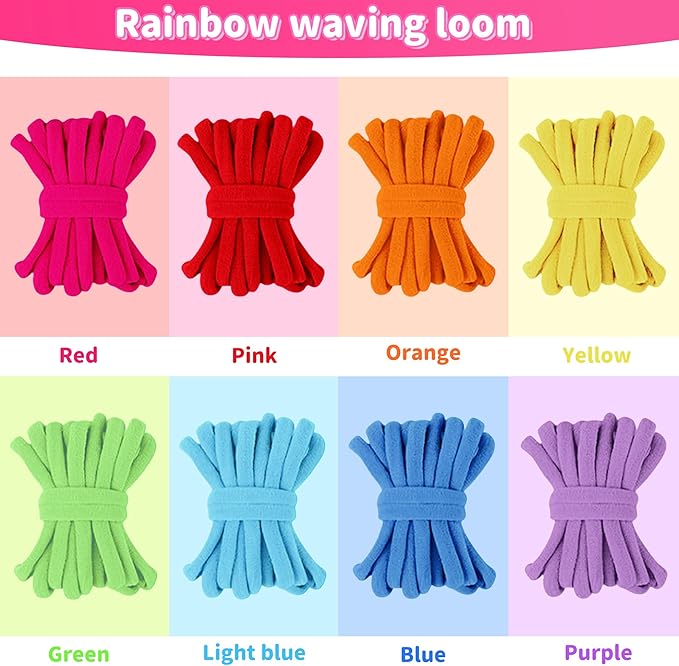 daheypong Weaving Loom Kit, Arts and Crafts for Kids and Adults, Potholder Weaving Loom Kits with 300pcs Craft Loops, Make Craft Potholders and Friendship Bracelets, Ideal Gifts for Girls