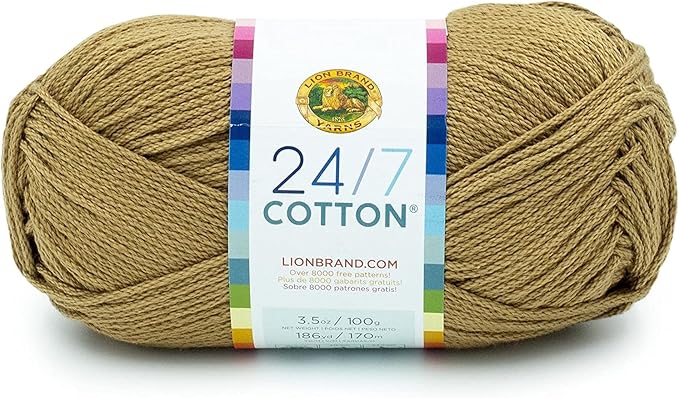 Lion Brand Yarn - 24/7 Cotton - 6 Skein Assortment (Mountain)
