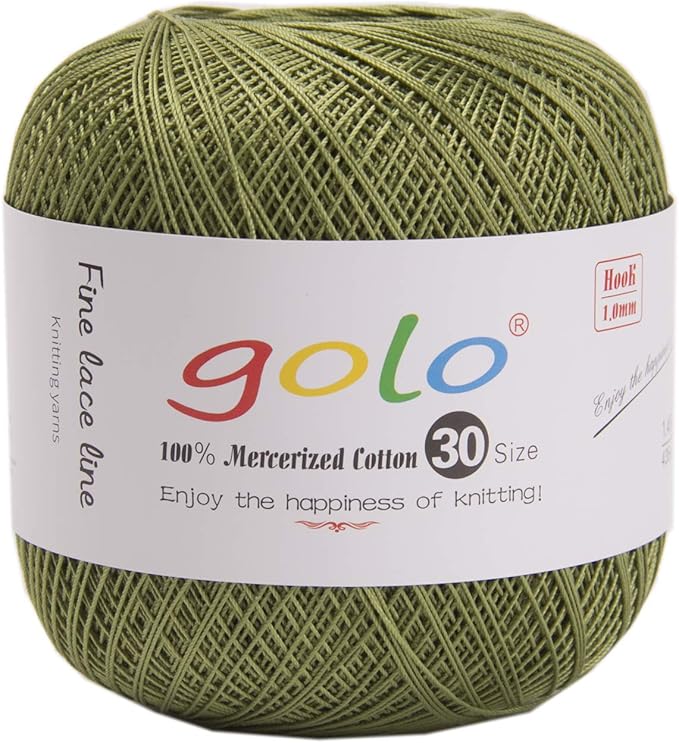 golo Crochet Thread Size 30 Yarn for Hand Kniting