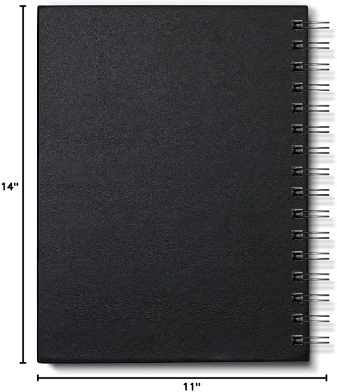 Winsor & Newton Classic Hard Bound Sketch Book, 11" x 14", 80 sheets, 110gsm, Natural White