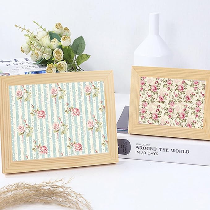 Scrapbook Paper 12x12, 24 Pages/24 Designs Double-sided Floral Craft Sheets, Scrapbook Cardstock Decorative Patterned Paper for Card Making Journaling Origami Decopage Scrapbooking Supplies
