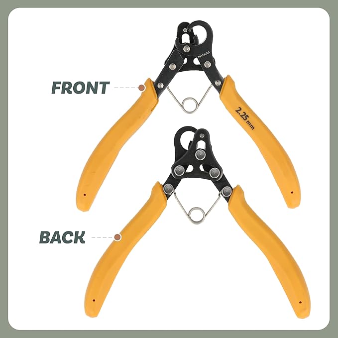 The Beadsmith Original One Step Looper – Create and Trim Consistent 2.25 mm Loops for Jewelry Making, Use With 24-18g Craft Wire (Patented)