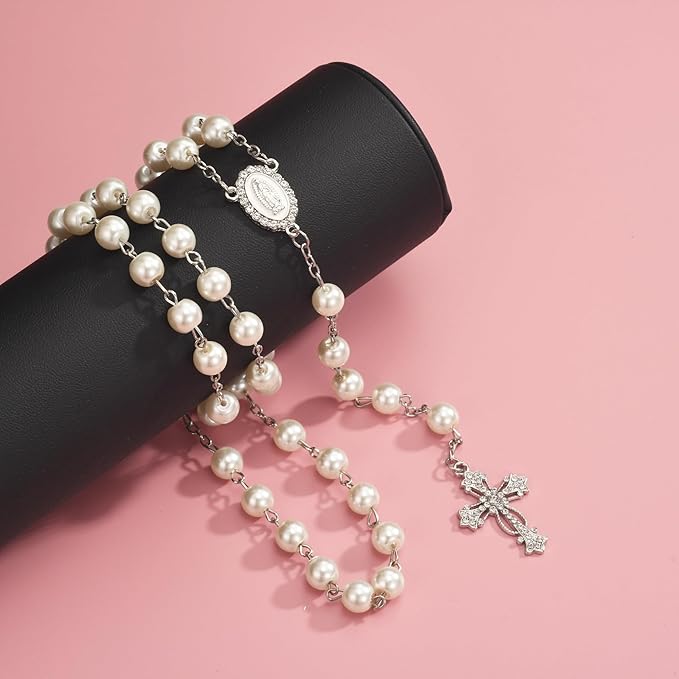 Jiali Q 20 Piece Set Rhinestone Cross Connectors and Pendants for Jewelry Making (Silver - Cross B)