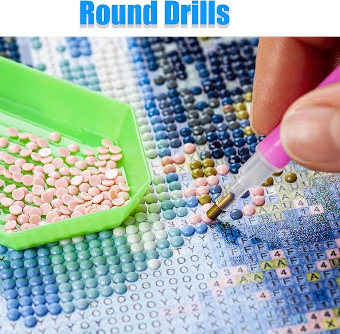 FOXKISS Baby Elephant Diamond Art Painting Kits for Adults, Full Drill Diamond Dots Paintings for Beginners, Round 5D Paint with Diamonds Pictures Gem Art Painting Kits DIY Crafts Kits 12x16inch