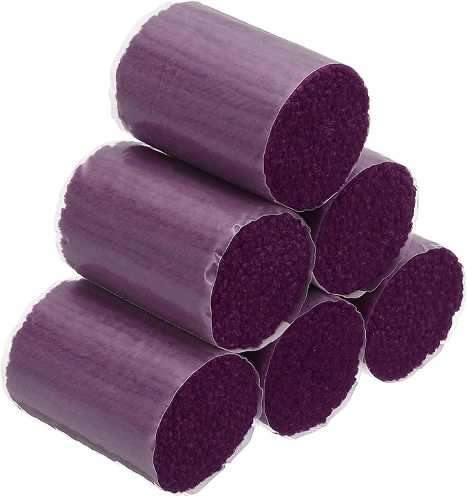 PATIKIL 20 Rolls Latch Hook Yarn, Latch Hook Kit Precut Rugs Yarn Making Crochet Bundles for Rug Adults Beginners Tapestry DIY Craft, Dark Purple