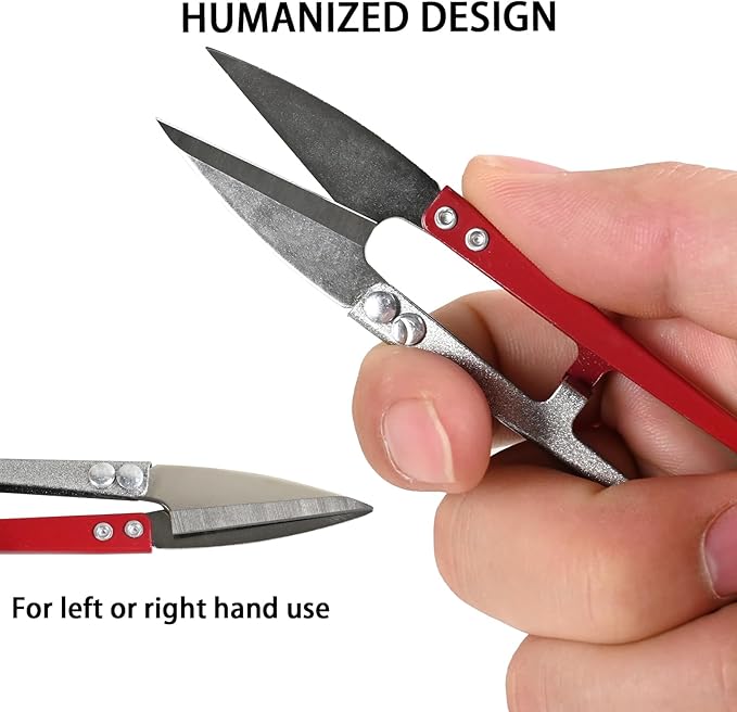 UCEC 12 PCS Thread Snips for Sewing Scissors Crochet Small Scissors Thread Cutter Yarn Cutter, 4.2" Sewing Snips Great for Stitch, Embroidery, Knitting, Mini DIY Supplie