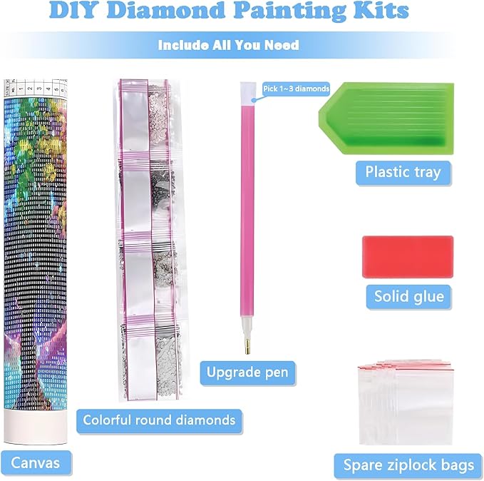 Pirate Ship Diamond Art Kits for Adults, 5D Diamond Painting for Beginners, Diamond Dot, Small Dimond Art Paintings Kit, Gem Painting Kit, Crafts for Adults, DIY Home Wall Decor Gifts 14x14inch