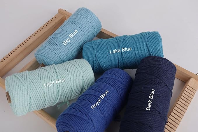 Macrame Cord 3mm 220yards (200 Meters) Light Tan Macrame Supplies Macrame Yarn, Colored Cotton Rope, Colored Cord for DIY