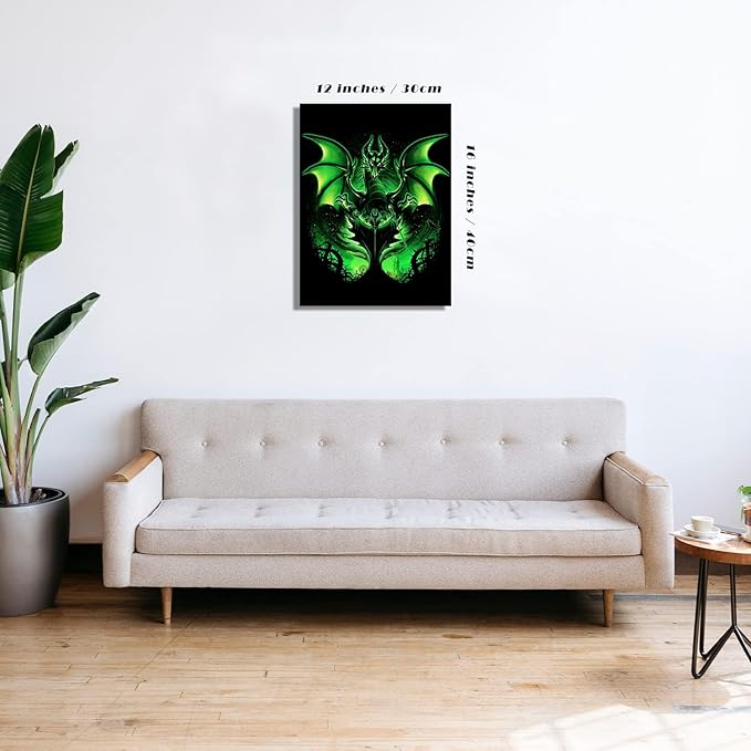 Youtheart Painting with Diamonds Evil Queen Diamond Art Villain, 5D Full Drill Cross Stitch Embroidery Kits, DIY Wall Décor