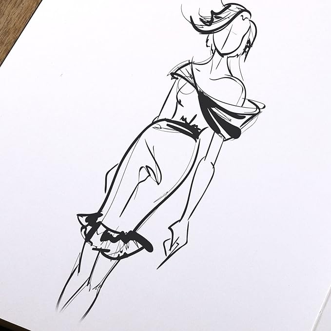 Sketchbook - Hardcover Sketch Pad, 8.5" x 11", Durable Sketch Book for Professional Adults, Artists and Amateurs, 68 lb/110 GSM, 58 Sheets, Use with Pens, Pencils, Sketching Stick