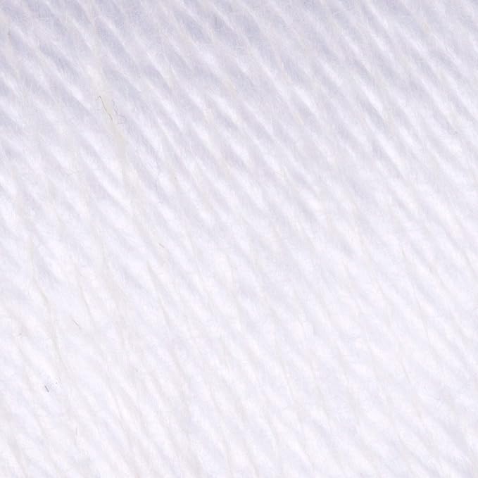 Caron Simply Soft Yarn - 6 Pack Bundle with Needle Gauge (White)