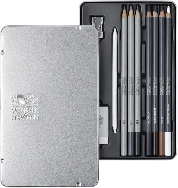 Winsor & Newton Studio Collection Artist Pencils, Sketching Pencils, Set of 10