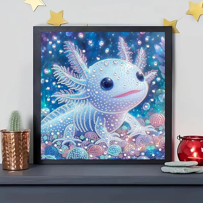 SHICERNHJ 5D Diamond Painting Kits for Adults,DIY Cute Animals Special Shape Diamond Art Kits for Beginners,Painting Kit Diamond Dots and Crafts for Adults Home Wall Decor 12 X 12 Inch