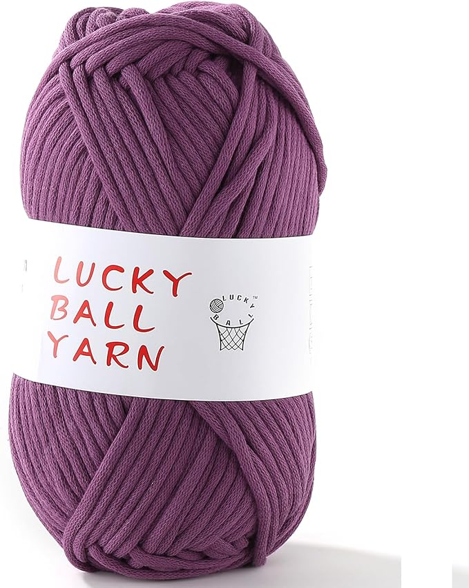 100g Soft Yarn for Crocheting,Crochet Yarn for Sweater,Hat,Socks,Blankets(Purple)