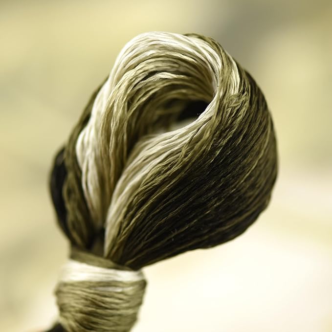 Natural 100% Mulberry Handmade Embroidery Silk Thread Silk Floss (67)