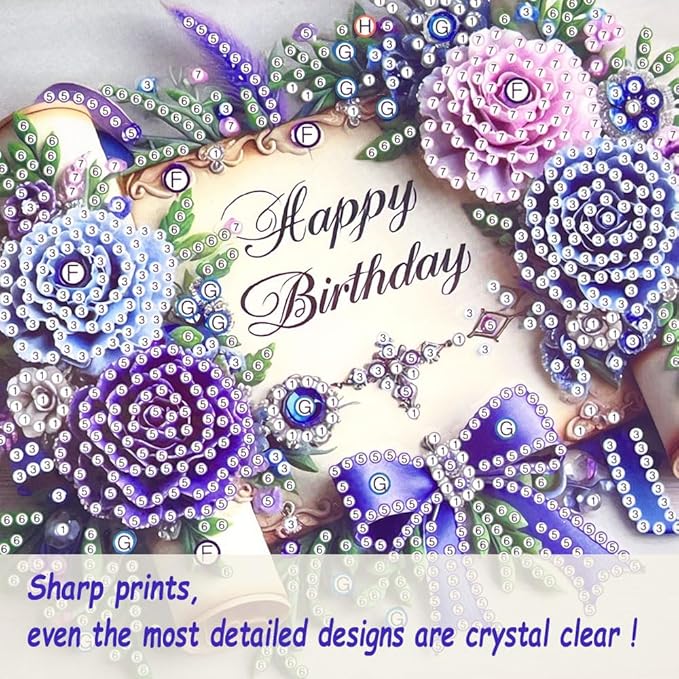 12 Packs Diamond Art Cards Kit, Diamond Painting Greeting Cards with Envelopes, DIY Card Making Kits for Adults, Gifts for Families, Friends, Partners (Birthday)