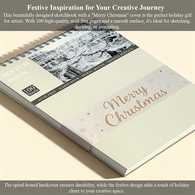 sufly sketch pad and pencil set for kids ages 8-12 | complete sketch set with 9x12 sketchpad, watercolor postcards & pencils (graphite and charcoal), sketch pads for drawing for adults & art supplies.