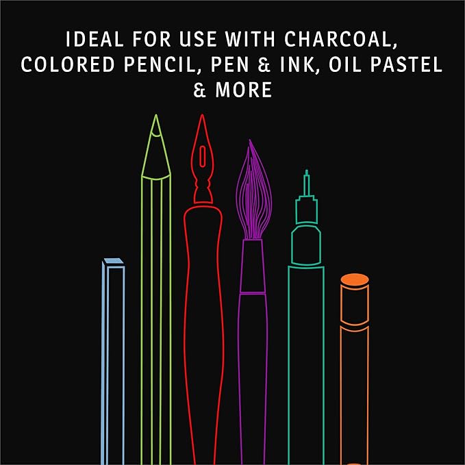 Bienfang Sketch Pad 11x14 Inch, 100 Sheets of 60lb 90gsm Art Paper, Spiral Bound Sketch Book Drawing Notebook