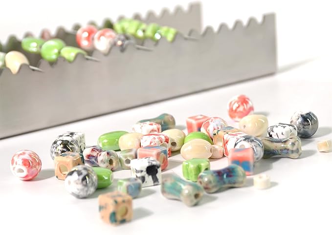 UPTTHOW Bead Baking Rack, Polymer Clay Tools, Drying Rack for Polymer Clay Jewelry Making Tool with 20 Skewers