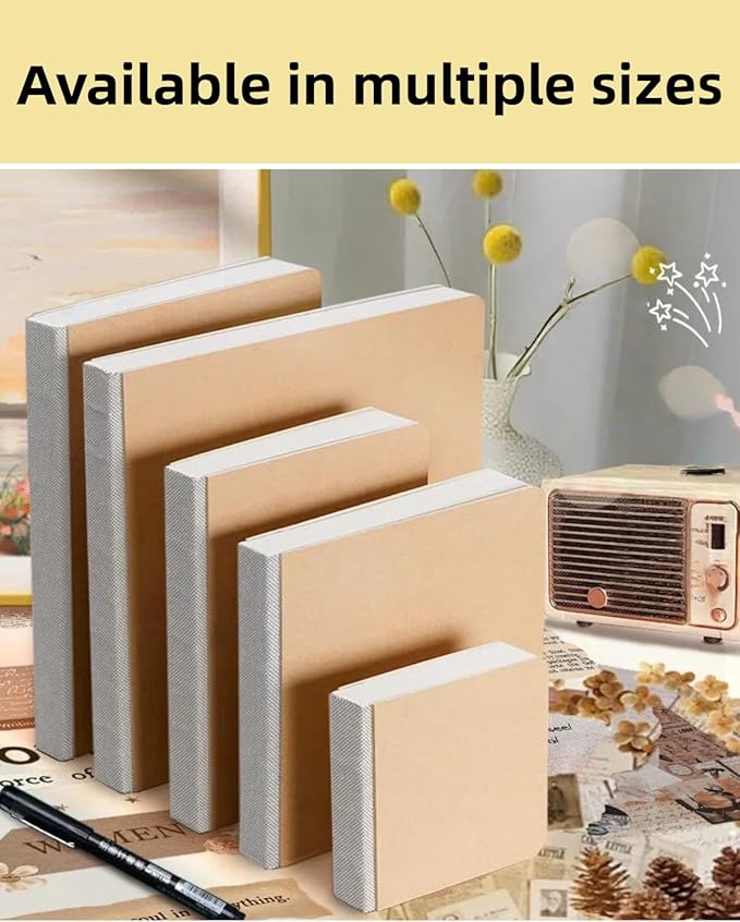 Hibmisy 2 Pack Sketchbook, 140LB/230GSM Drawing Paper, 58 Sheets Each, Sketch Book for Alcohol Markers, Watercolor, Acrylic Paint, Drawing & Quick Notes (Green, 3"x3")