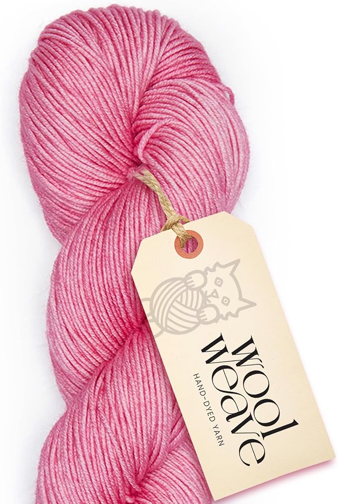 Superwash Merino Wool Yarn for Knitting & Crocheting - Premium Hand Dyed Yarn, 100gr, 240 Yards Dk Weight Yarns - Luxurious, Soft & Durable Yarns