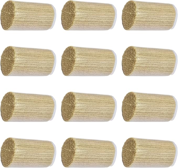 Yglnden 12 Rolls Latch Hook Kit Colorful Yarn Bundles Cut Rug DIY Latch Hook Yarn for Handmake Craft Sewing Knitting for Adults (Light Brown #33)