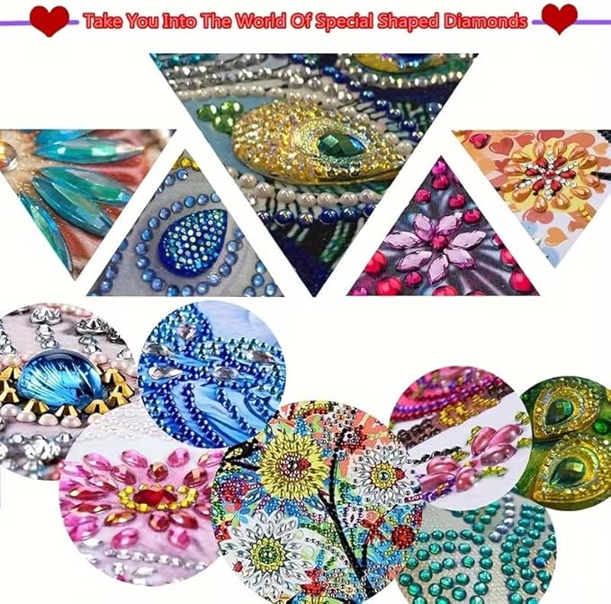 STGLCR Diamond Art Hanging Kit for Adult, Owl on Tree Painting Hanging Ornament Kit, Special Shaped Rhinestone,DIY Acrylic 5D Bird Diamond Art Window Pendants Home Garden Wall Kits Hanging Animal