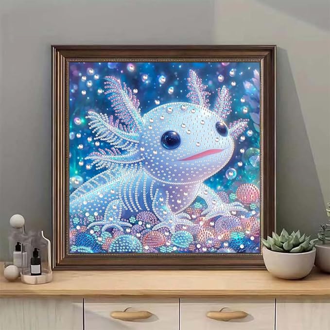 SHICERNHJ 5D Diamond Painting Kits for Adults,DIY Cute Animals Special Shape Diamond Art Kits for Beginners,Painting Kit Diamond Dots and Crafts for Adults Home Wall Decor 12 X 12 Inch