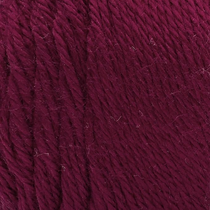 Caron Simply Soft Burgundy Yarn - 3 Pack of 170g/6oz - Acrylic - 4 Medium (Worsted) - 315 Yards - Knitting/Crochet