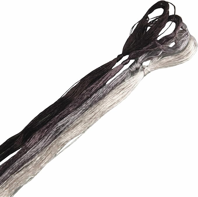 4 Skeins Mulberry Silk Floss Embroidery Thread Floss-Cross Stitch Threads China Silk Woven Jewelry Threads DIY Sewing Kits (09)