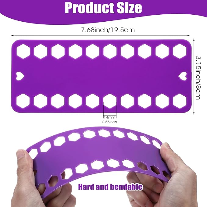 10PCS Embroidery Floss Organizer, Needlepoint Embroidery Thread Organizer Cross Stitch Supplies Plastic Sewing Threads Winding Plate Board Card Storage Tool (Mixcolor)