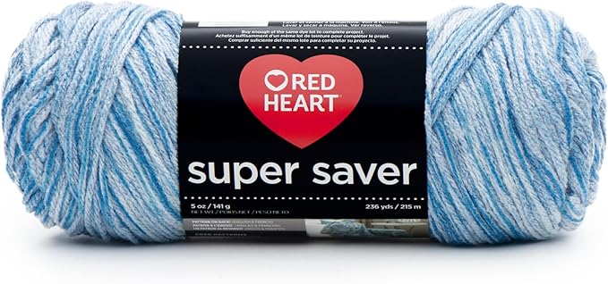 RED Heart Super Saver Yarn-Lapis, Print